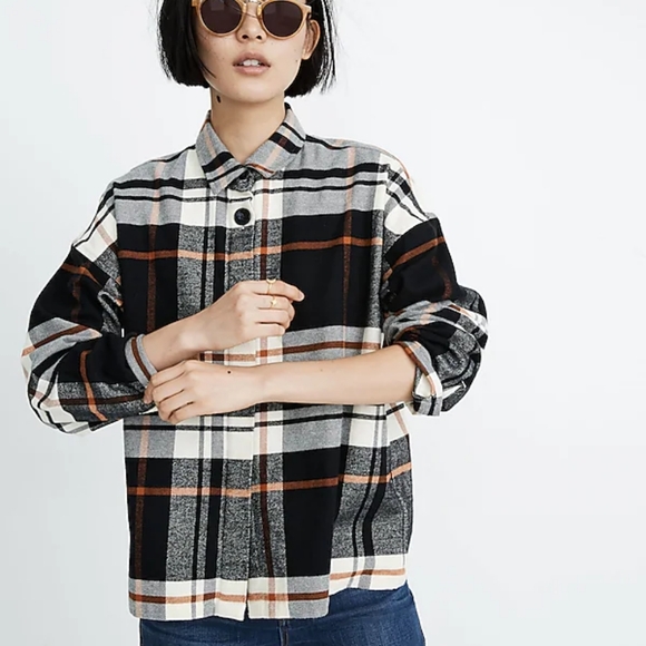 201 MADEWELL Flannel Bromley Shirt - Picture 3 of 4